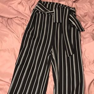Tight fitted flare out jumpsuit pants